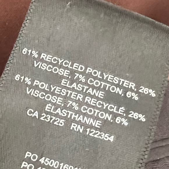 Aritzia Pleated Pant in Brown 00 NWOT - Picture 12 of 12